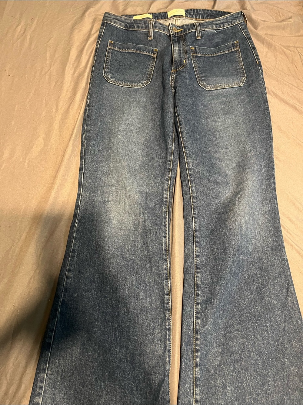 Universal Thread Women's Mid-High Rise Blue Flare Jeans